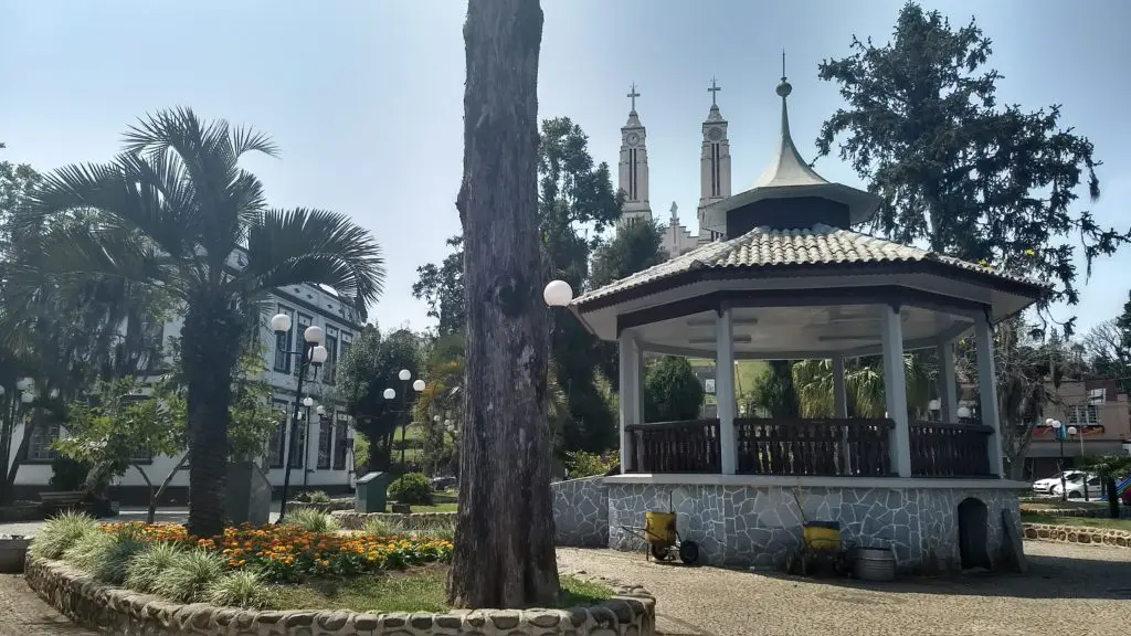 Praça Getúlio Vargas roteiro de são bento do sul