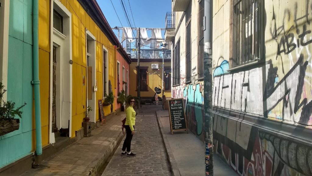 bate e volta em Valparaíso