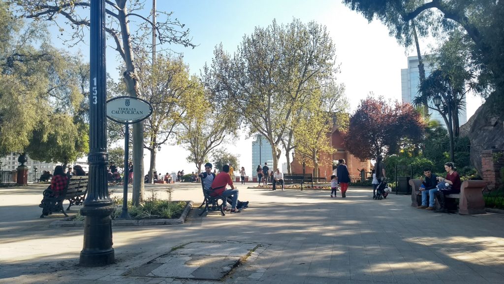 Cerro Santa Lucia em Santiago gastando pouco