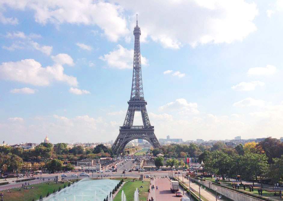 Torre Eiffel vista a partir da Praça do Trocadero