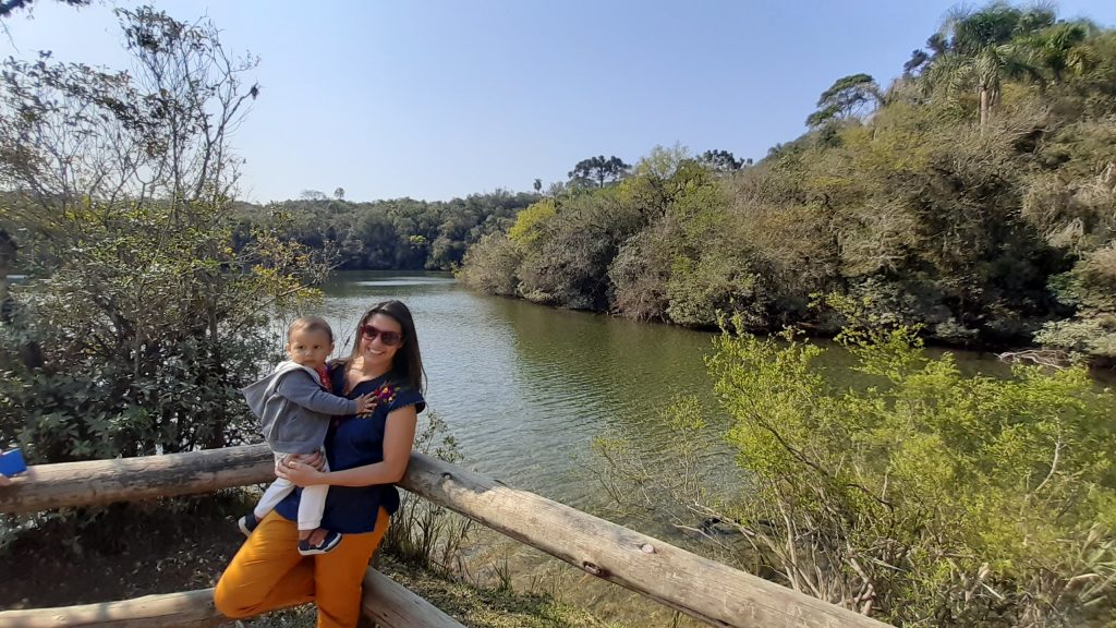 Lagoa Dourada no Parque Estadual de Vila Velha