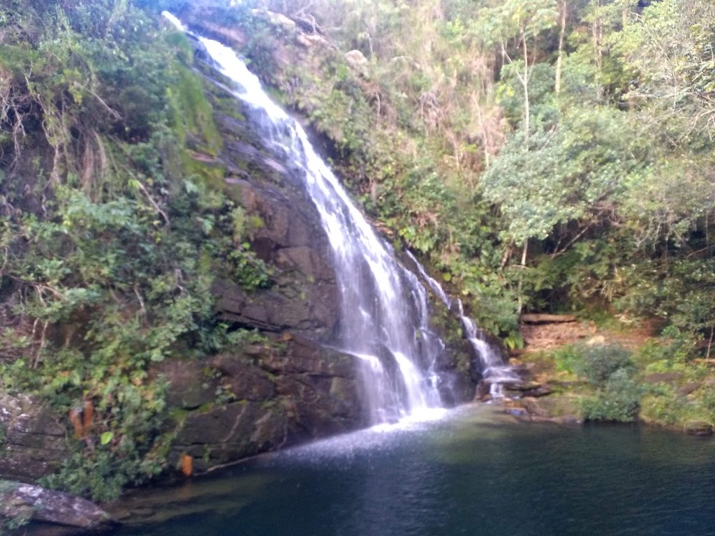 Cachoeira da Caverna na Serra do Cipó