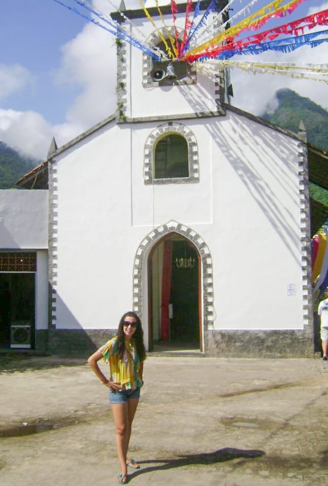 Igreja de São Sebastião na Vila Abraão em Ilha Grande