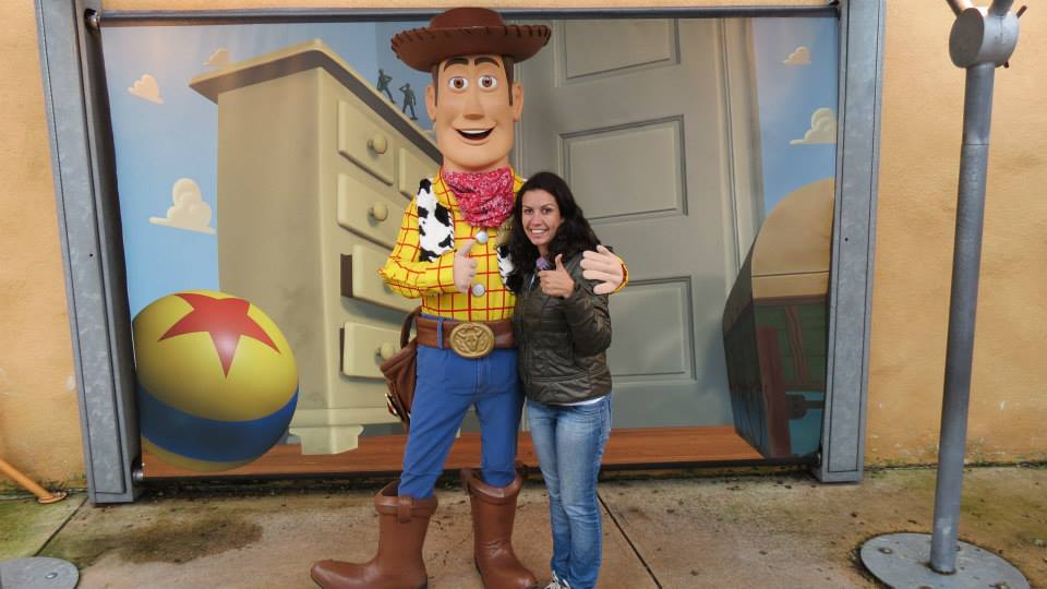 Disney de Paris: Foto com personagem Wood do filem Toy Story