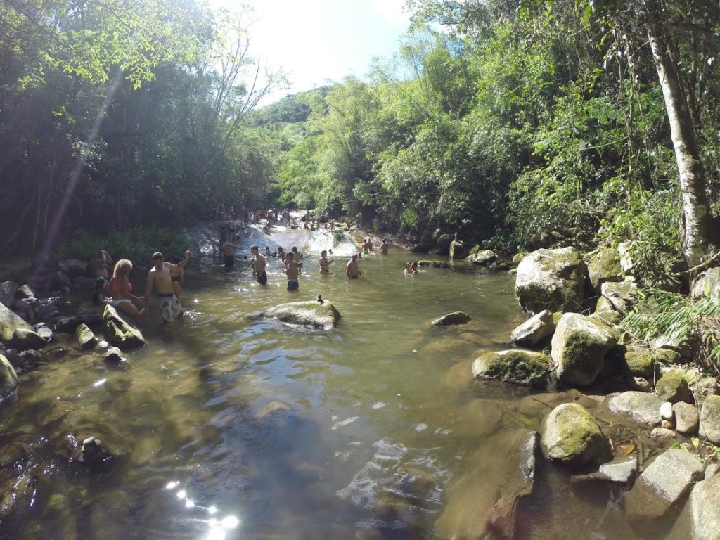 Cachoeira do Escorrega no Sana