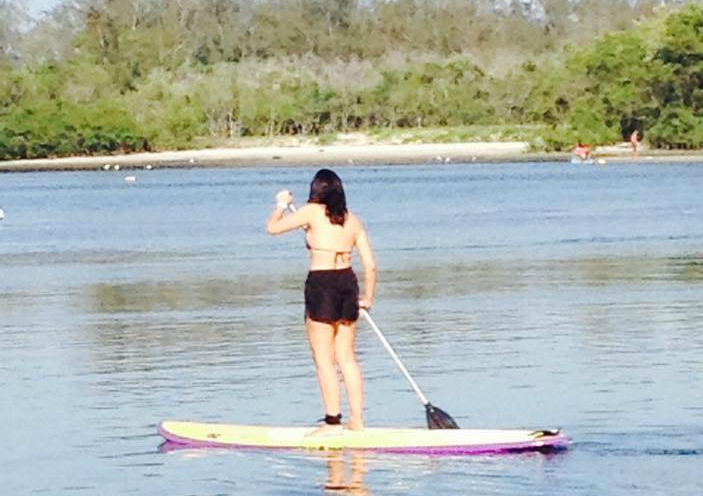 Stand up paddle em Barra da Guaratiba