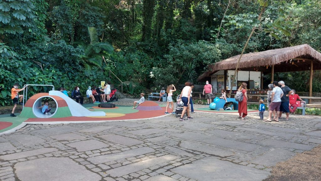 Playground infantil no Parque da Catacumba