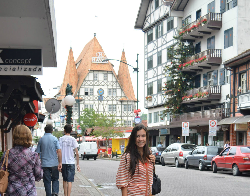 Rua XV de Novembro em Blumenau