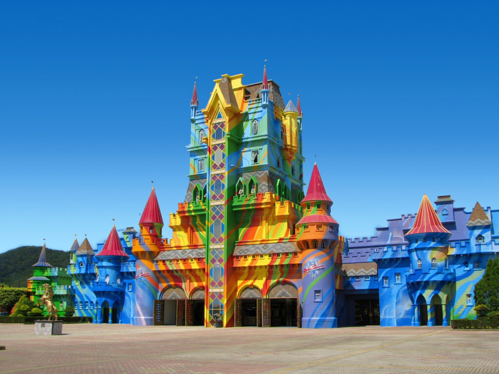 Castelo na entrada do Beto Carrero World