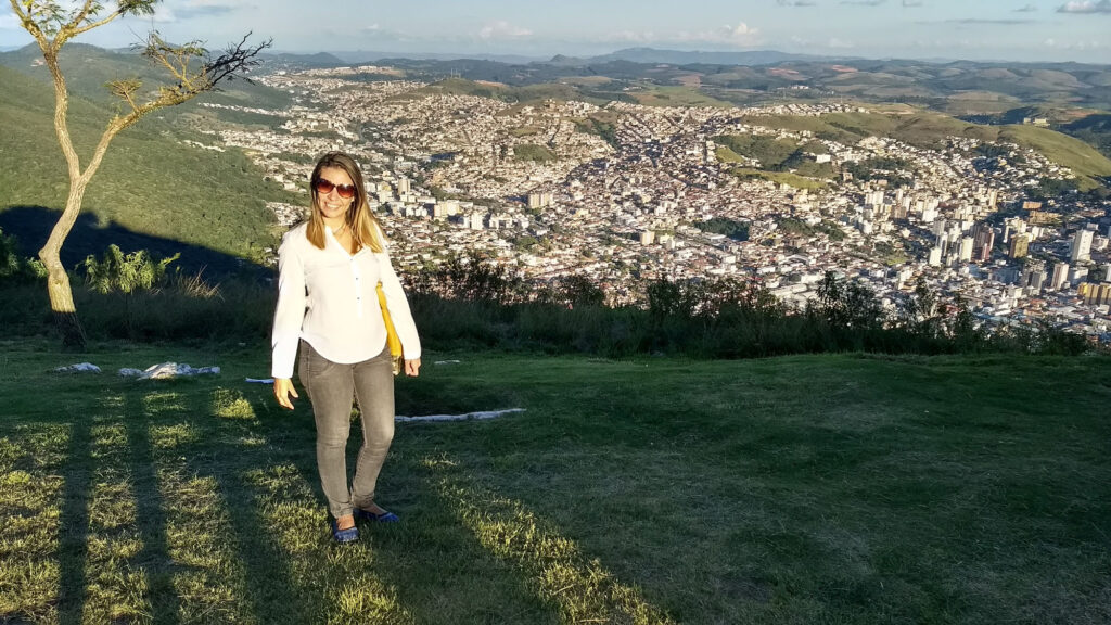 Vista da Serra de São Domingos para Poços de Caldas