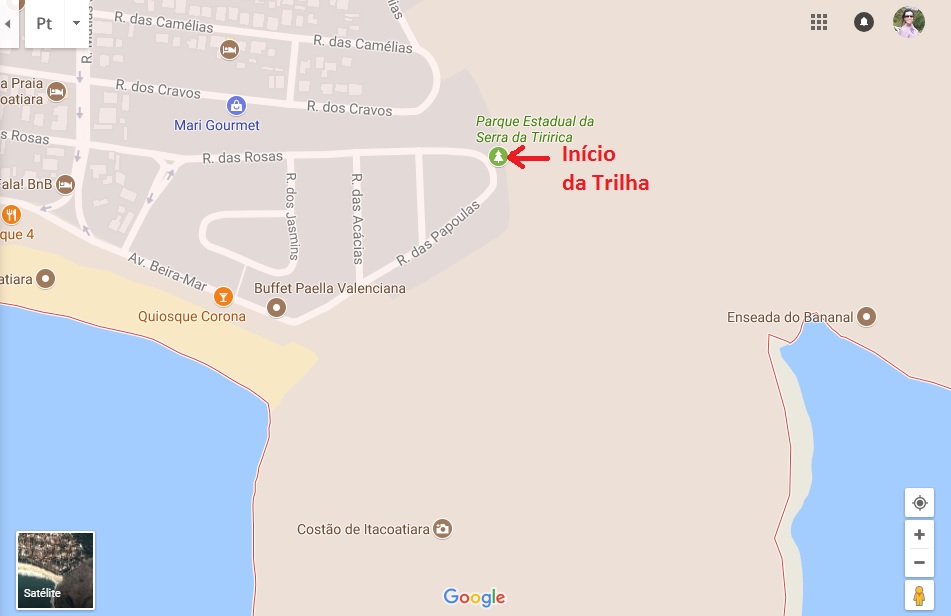 Trilha do Costão de Itacoatiara