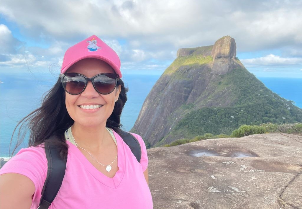 Topo da pedra Bonita, com vista pra Pedra da Gávea