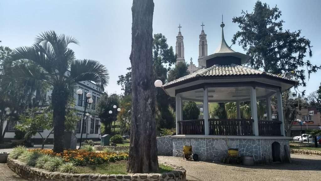 Praça Getúlio Vargas em São Bento do Sul