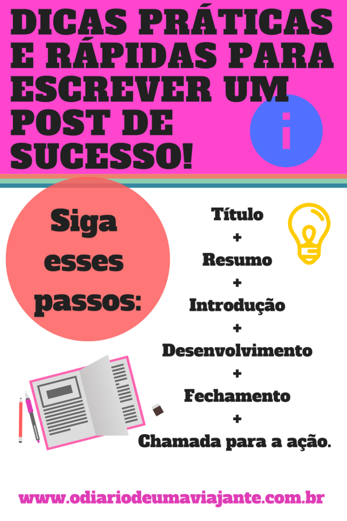 dicas para escrever um post de sucesso