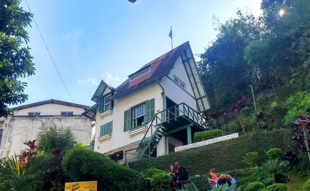 Museu Casa de Santos Dumont, outro ponto turístico gratuito de Petrópolis