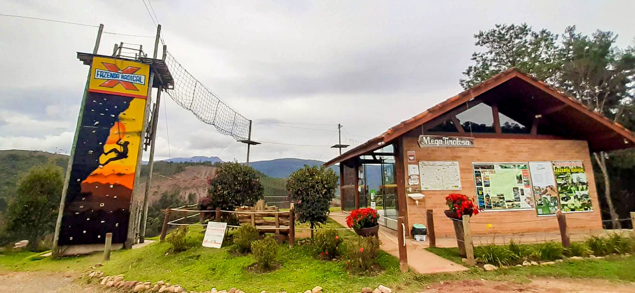 Entrada da Fazenda Radical em Monte Verde