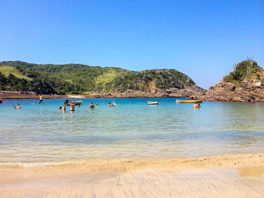 Praia da Ferradurinha em Búzios