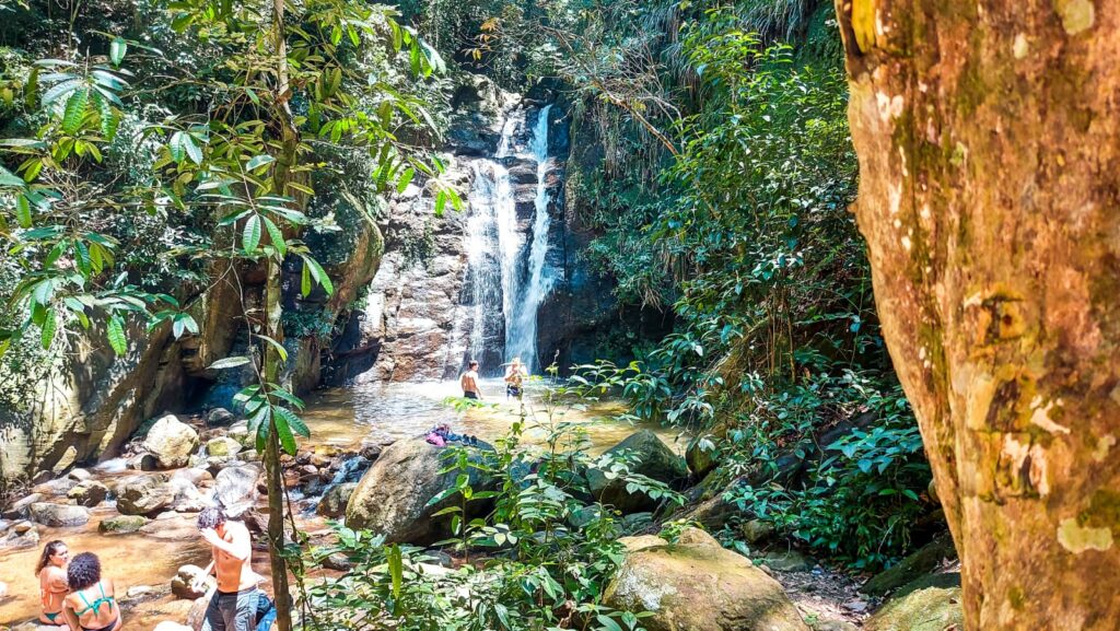 Cachoeira do Chuveiro no circuito das cachoeira do Horto