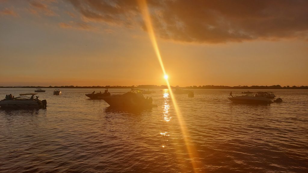 Pôr do Sol no Guaíba em Porto Alegre