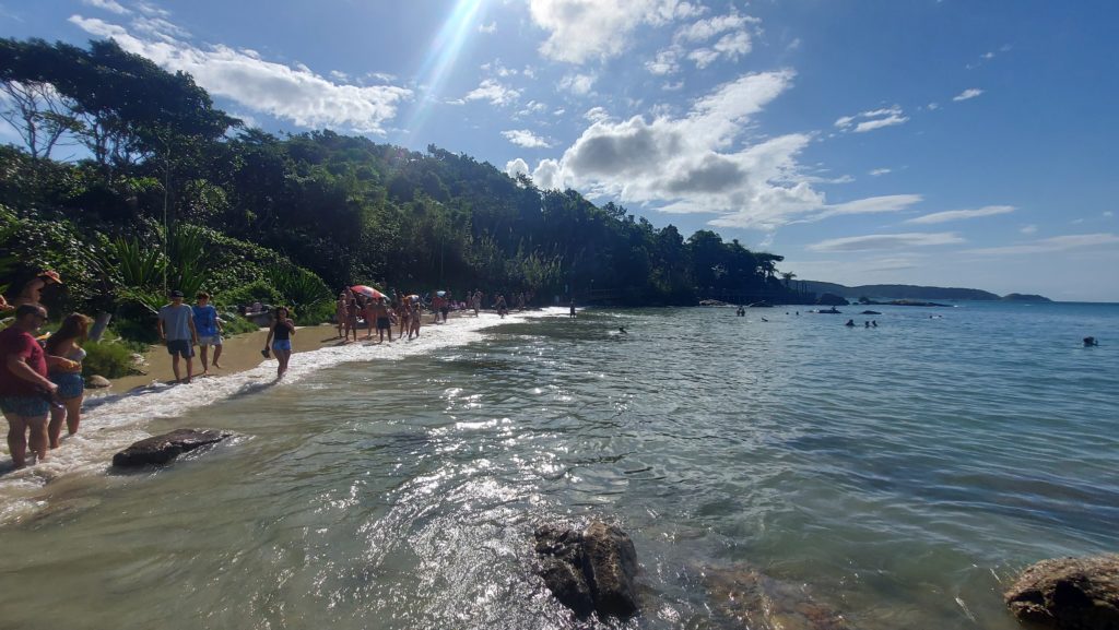 Praia do Ribeiro no fim do dia