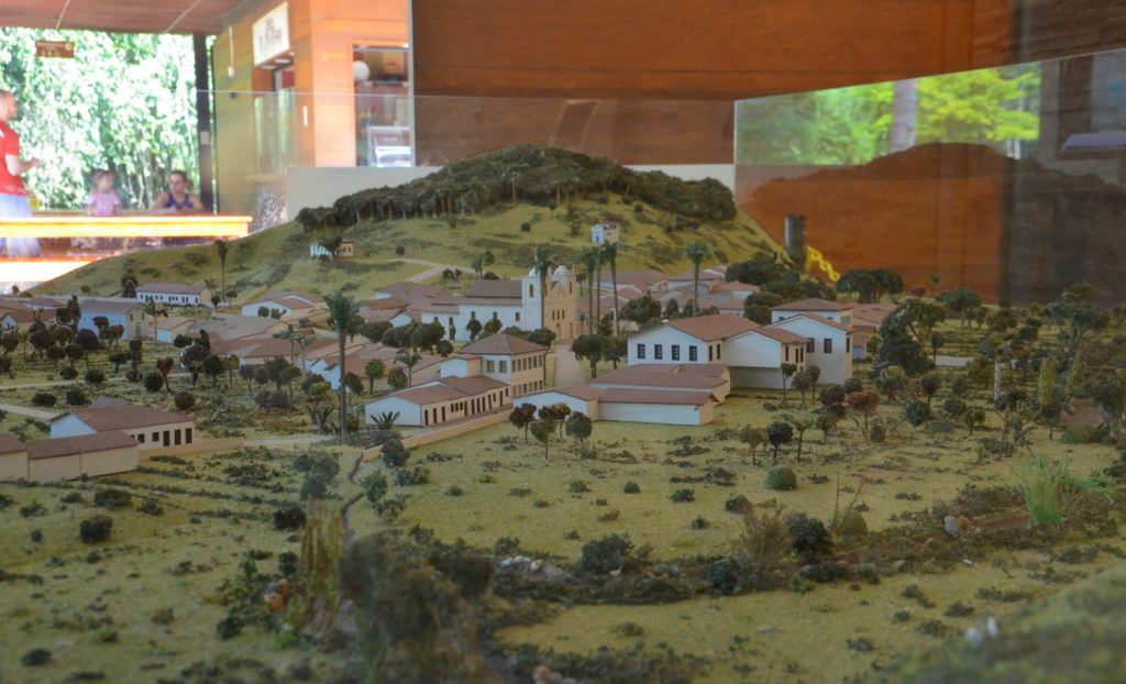 Maquete de São João Marcos no Centro de Memória