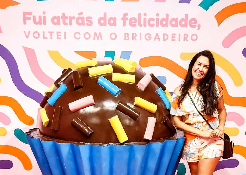 Brigadeiro gigante no Museu Mais Doce do Mundo RJ