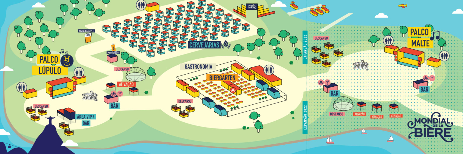 Mapa do Mondial de La Bière