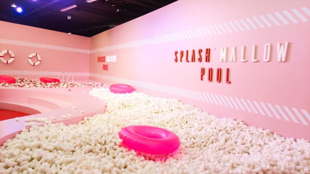 Piscina de Marshmallow no Museu Mais Doce do Mundo