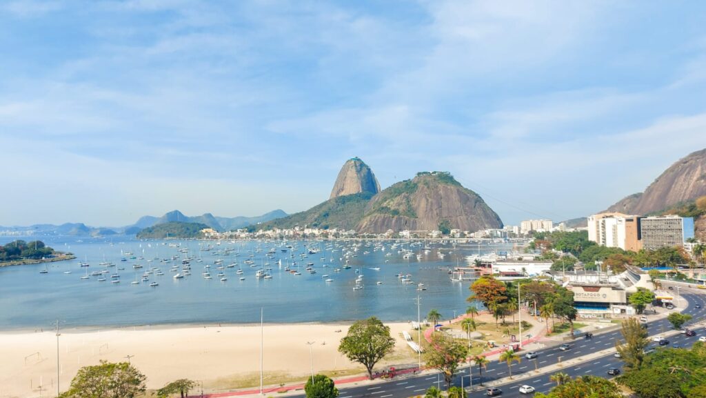 Vista do Terraço Botafogo - no 9º andar do shopping