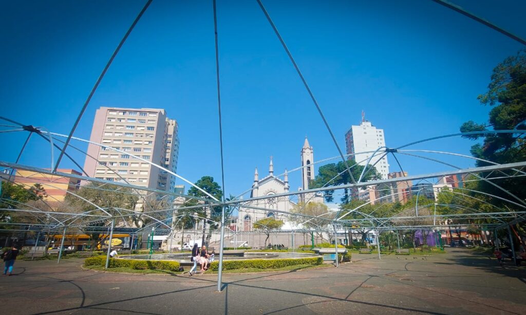 Praça Dante Alighieri em Caxias do Sul