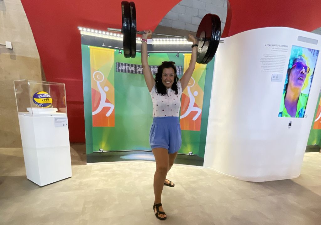 Levantamento de peso no Rio Museu Olímpico