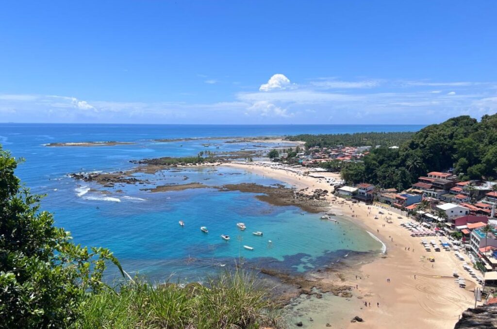 Morro de São Paulo visto do mirante da tirolesa