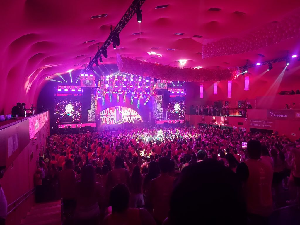 Palco dentro do Camarote Club