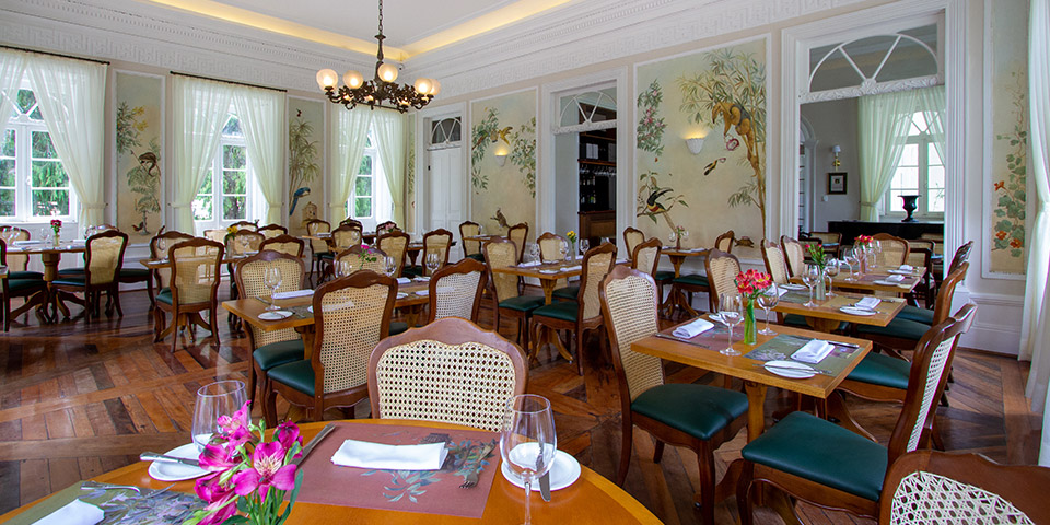 Restaurante Imperatriz Leopoldina no Hotel Solar do Imperio