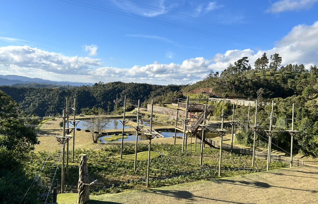 Circuito de arvorismo no Prana Park
