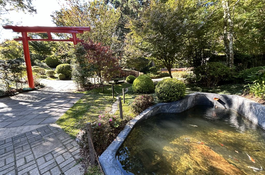 Jardim Japonês no Amantikir em Campos do Jordão