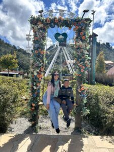 Balanço instagramável no Parque Capivari